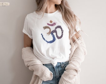 Om yoga shirt for woman, yoga shirt, om shirt, meditation shirt, spiritual shirt, yoga lover shirt, yoga clothes, yoga gifts, gift for yogi