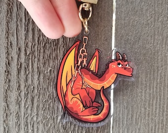 Llavero Dragón Mascota // Peligro El Skywing // Alas de Fuego