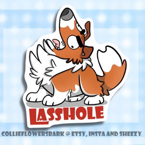 Adesivo Rough Collie // Lasshole