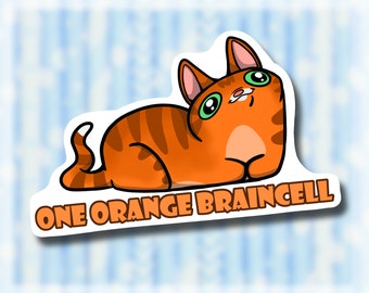 Orange Cat Sticker