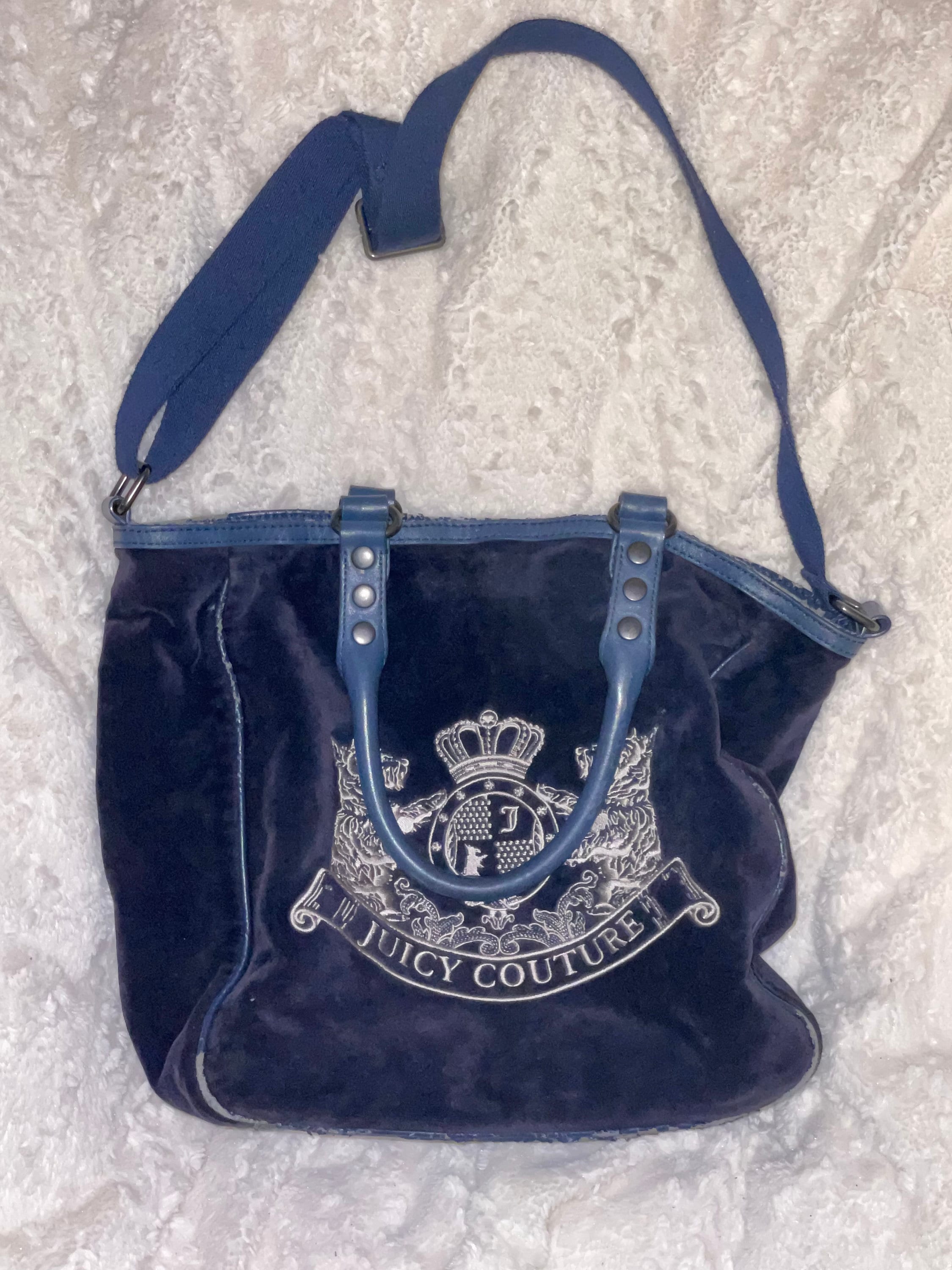 Vintage Y2K Juicy Couture Boho Slouchy Leather Hobo Bag, Truffle