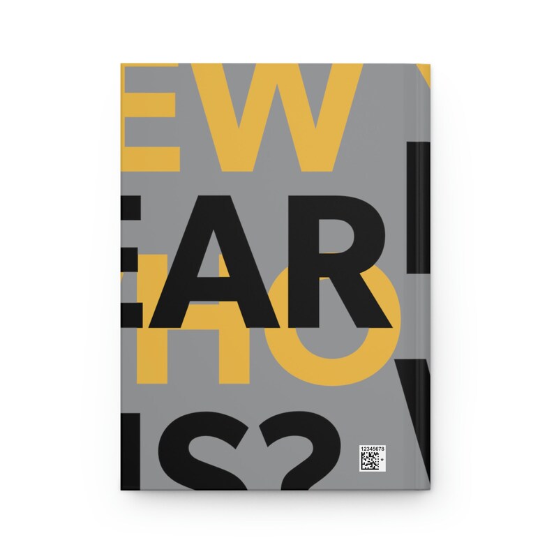 Hardcover New Year Journal for Reflection, Matte Gratitude Journal