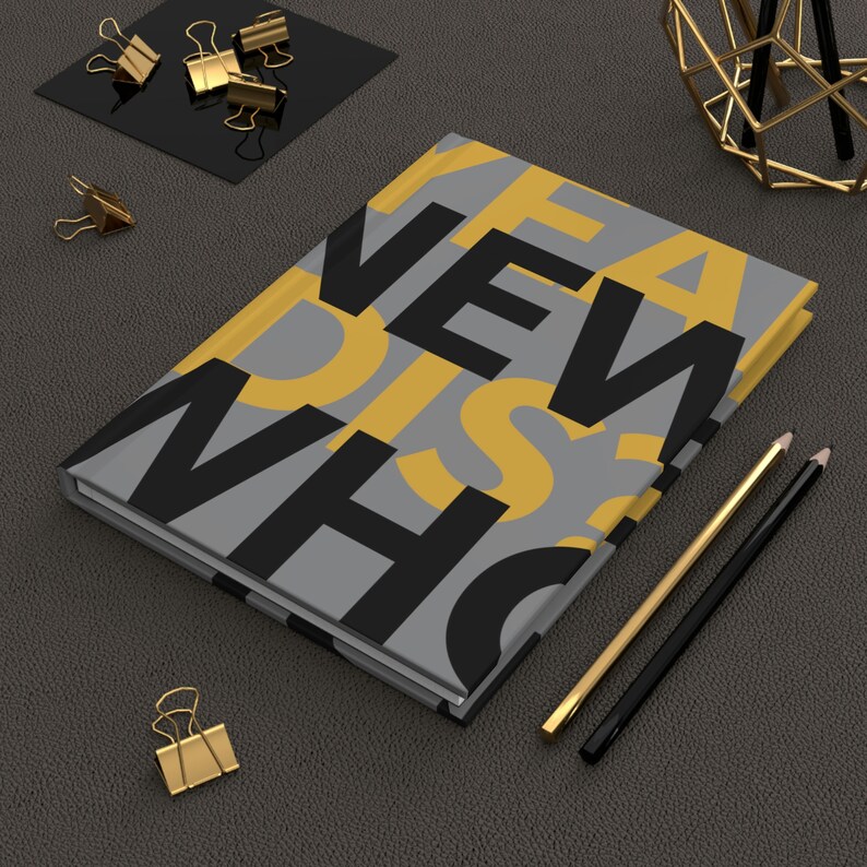 Hardcover New Year Journal for Reflection, Matte Gratitude Journal