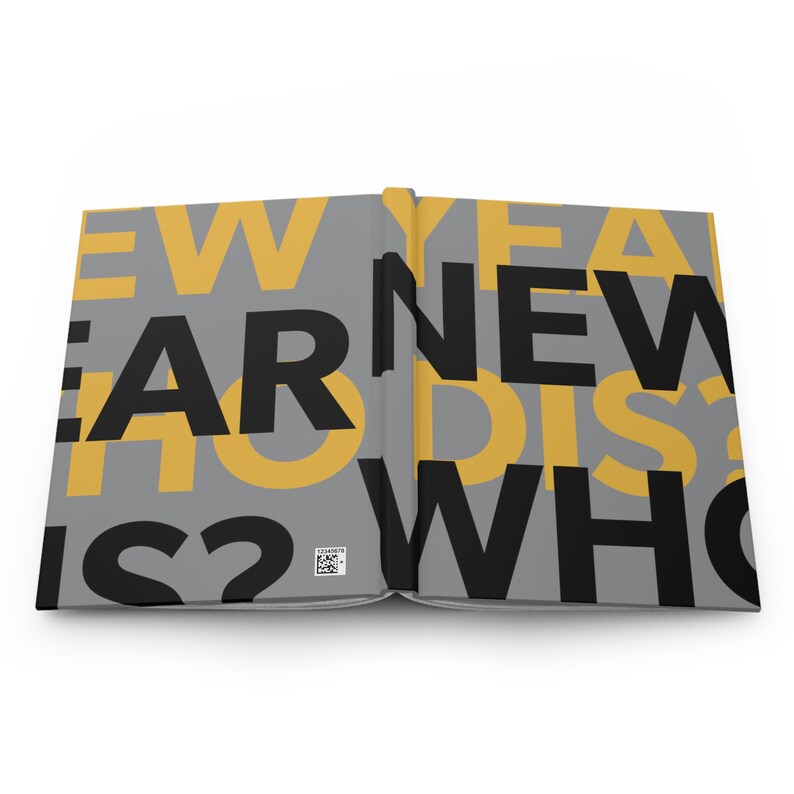 Hardcover New Year Journal for Reflection, Matte Gratitude Journal