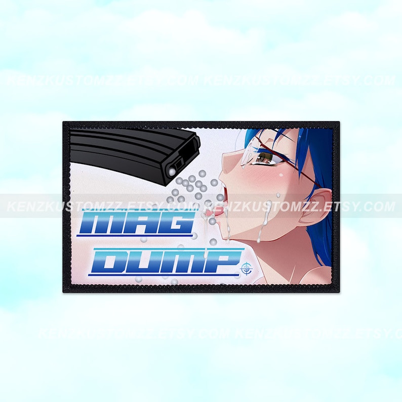 Mag Dump Anime Airsoft Mädchen Lewd Patches Speedsoft Milsim Rufen Sie