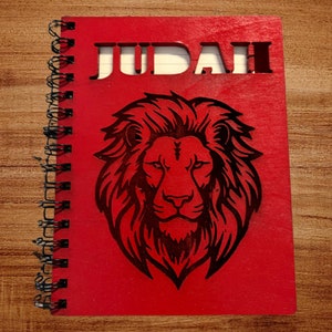 Your TRIBE Wood Laser Engraved and Painted Cover Notebooks Customized