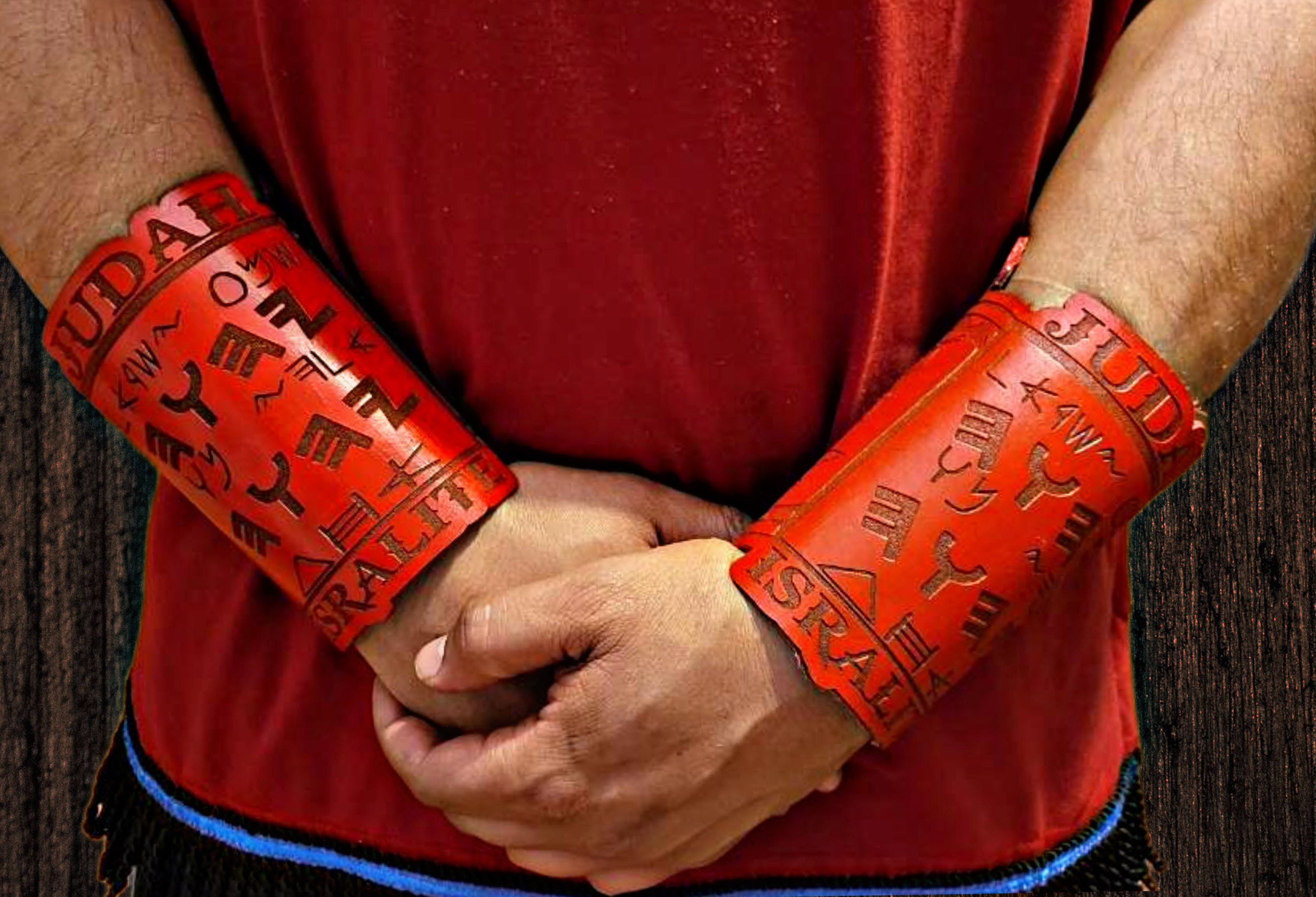 Authentic 100 Leather War Bracer Armbands, Leather Cuff, Leather Armor