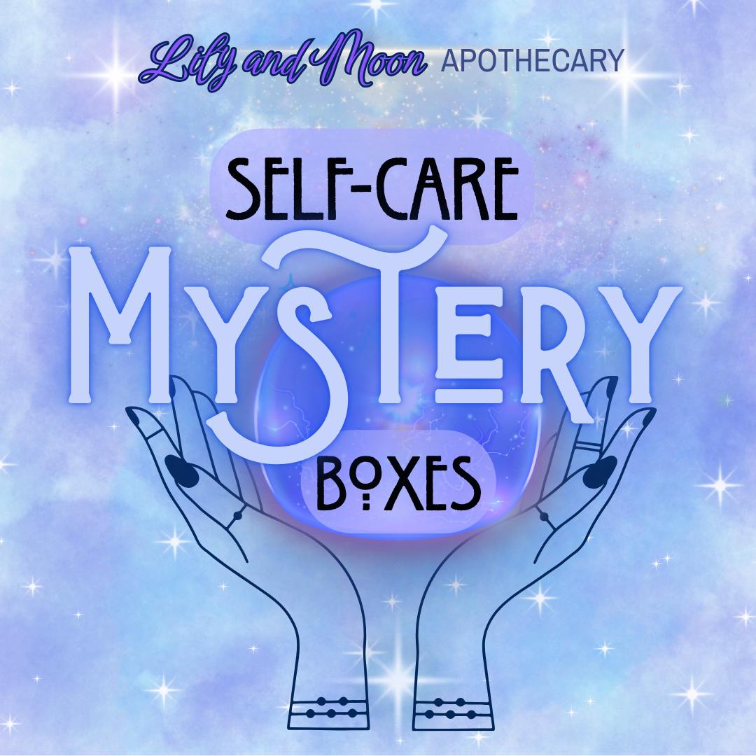 Self Care Mystery Box – Handmade Spa + Relaxation Gift Set | Bath + Body, Lip Balm, Body Butter, Jewelry, Crystals & More | Unique Wellness