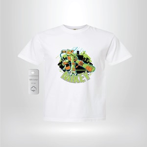 TMNT Graphic Tee Unisex Cotton Shirt Casual Ninja Turtles Gift Retro Comic Fan Apparel