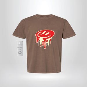 Smiley Face T-Shirt Smelling Tee Cute Graphic Shirt Happy Expression Top Gift for Men Women