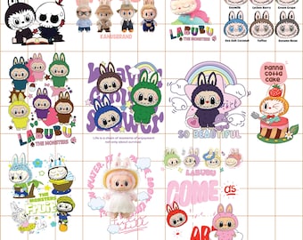 12 PNG Anime Artwork for T-Shirts, Mugs & Stickers - Sublimation Designs