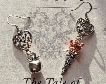 Jacks and Evangaline Fox inspired Earrings - Once Upon a Broken Heart