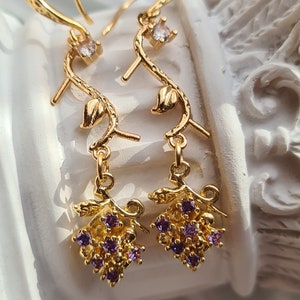 Dionysus Inspired Earrings - Greek Mythology, Roman God Bacchus