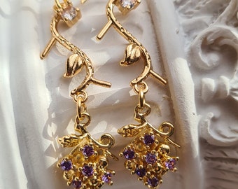 Dionysus Inspired Earrings - Greek Mythology, Roman God Bacchus