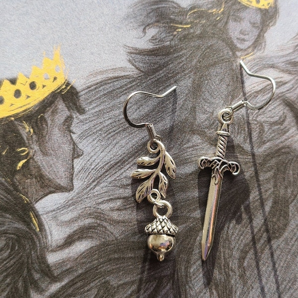 Boucles d'oreilles inspirées du prince cruel