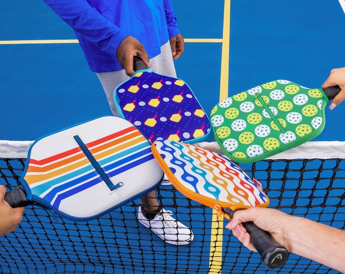 Pickleball Paddle Cover with Storage - 5 designs