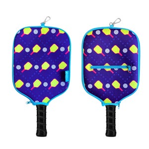 Pickleball Paddle Cover with Storage - Pickle Power