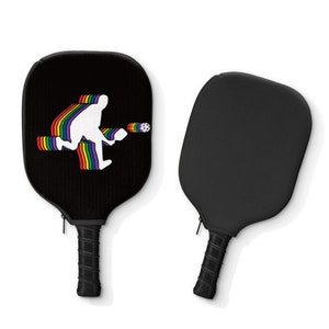 Pickleball Paddle Cover: Neoprene Pickle Pride Design