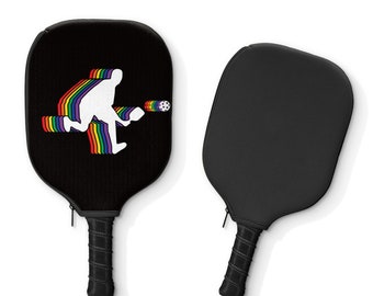Pickleball Paddle Cover: Neoprene Pickle Pride Design