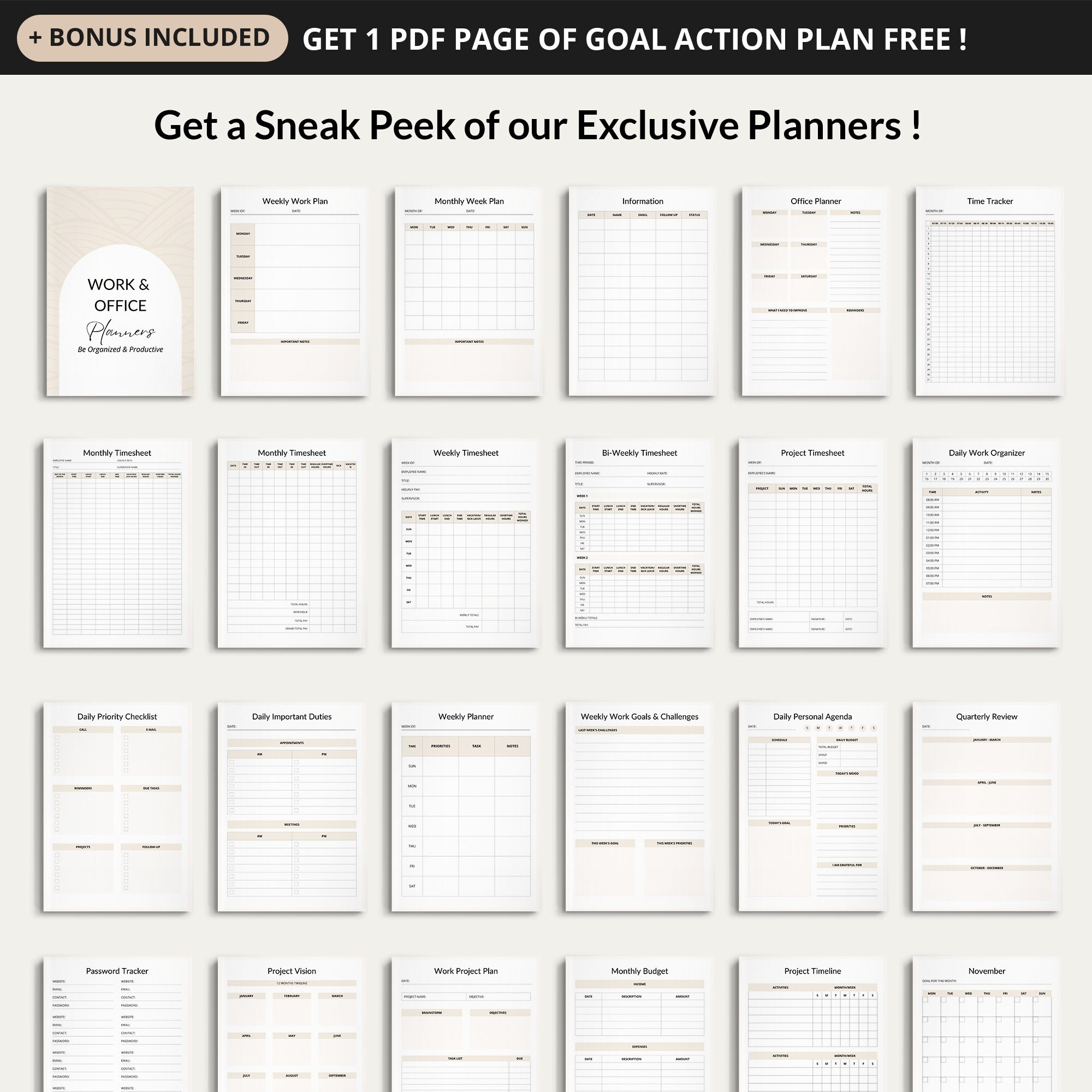Interchangeable Work Schedule.pdf Efficient Work Office Planner for Enhanced Productivity, Stay Organized ...