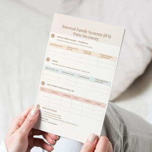 Ifs Inventory IFS Parts Inventory Worksheet, Therapy Printable for Inner Parts ...