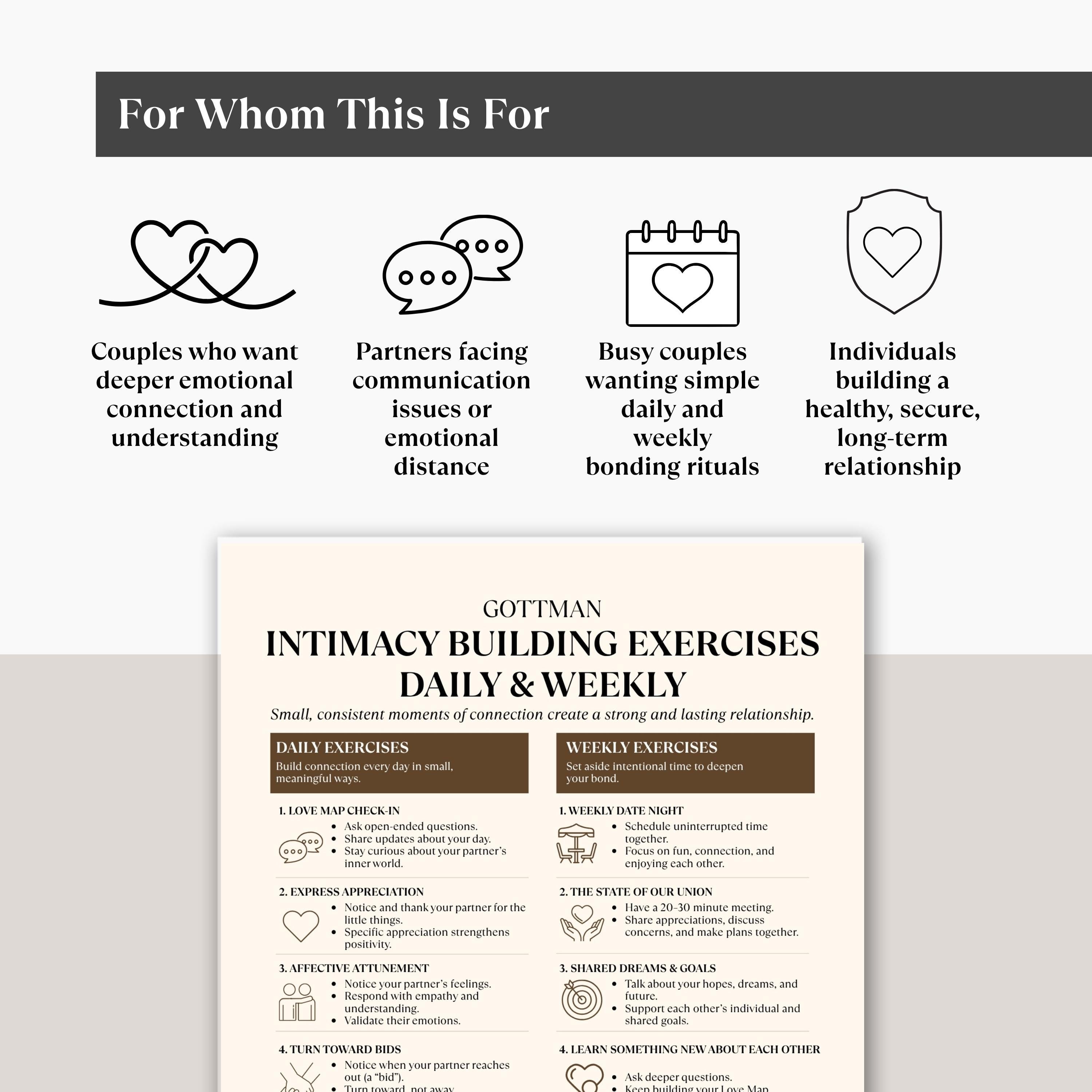 Building Love Maps Activity.pdf Gottman Intimacy Building Exercises Printable, Couples Therapy ...
