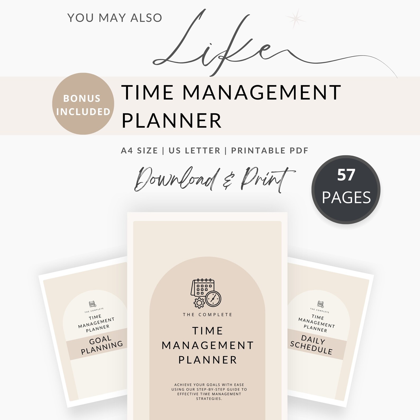 Priority Matrix Planner for Productivity Strategies Daily Task ...