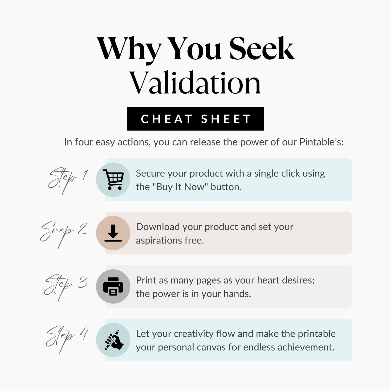 Cheat Sheet Risk Validations Why You Seek Validation Cheat Sheet, Build Self Worth, Stop People ...