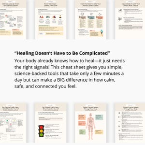 Therapist-Approved Trauma Healing Worksheets – Emotional Healing Support