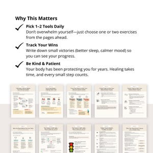 Body-Based Trauma Healing Techniques – 10-Page Printable Therapy Guide