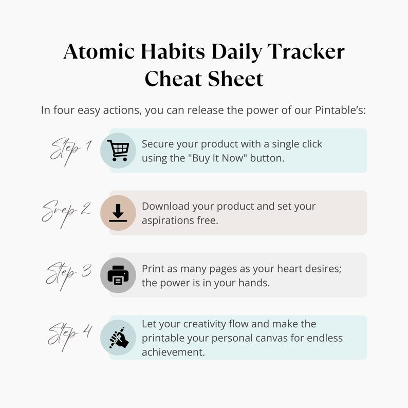 Simple grayscale habit tracker designed for productivity and identity shift