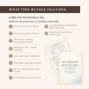 Relationship Reset Bundle, Gottman Method Couples Therapy Cheat Sheets ...