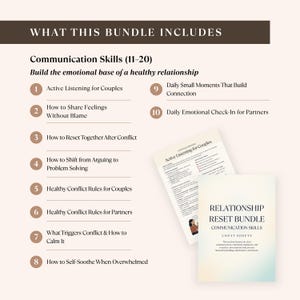 Relationship Reset Bundle, Gottman Method Couples Therapy Cheat Sheets ...