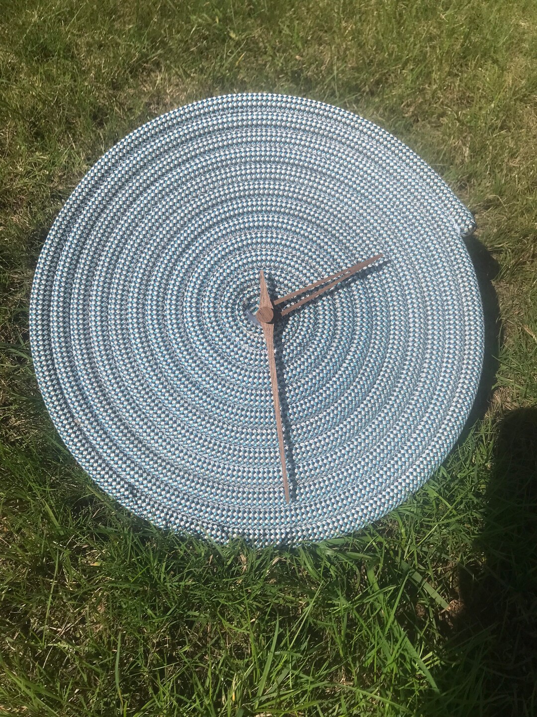 Team Roping Wall Clock Wall Clock | Clock Made From an Old Climbing Rope - Etsy