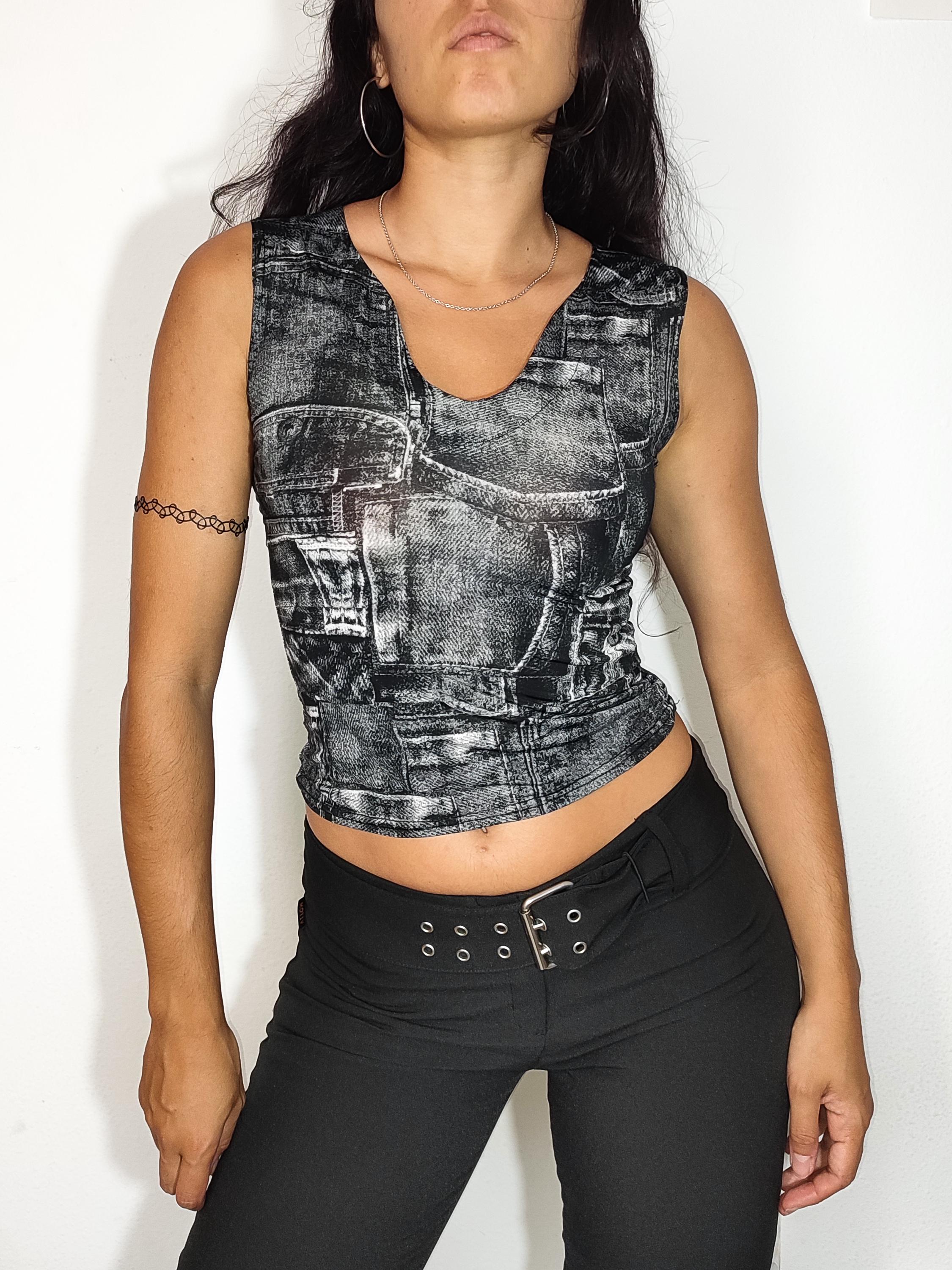 Tops Bauchfrei Damen, Ulanda Mädchen Crop Tops Spaghettiträger Kurz