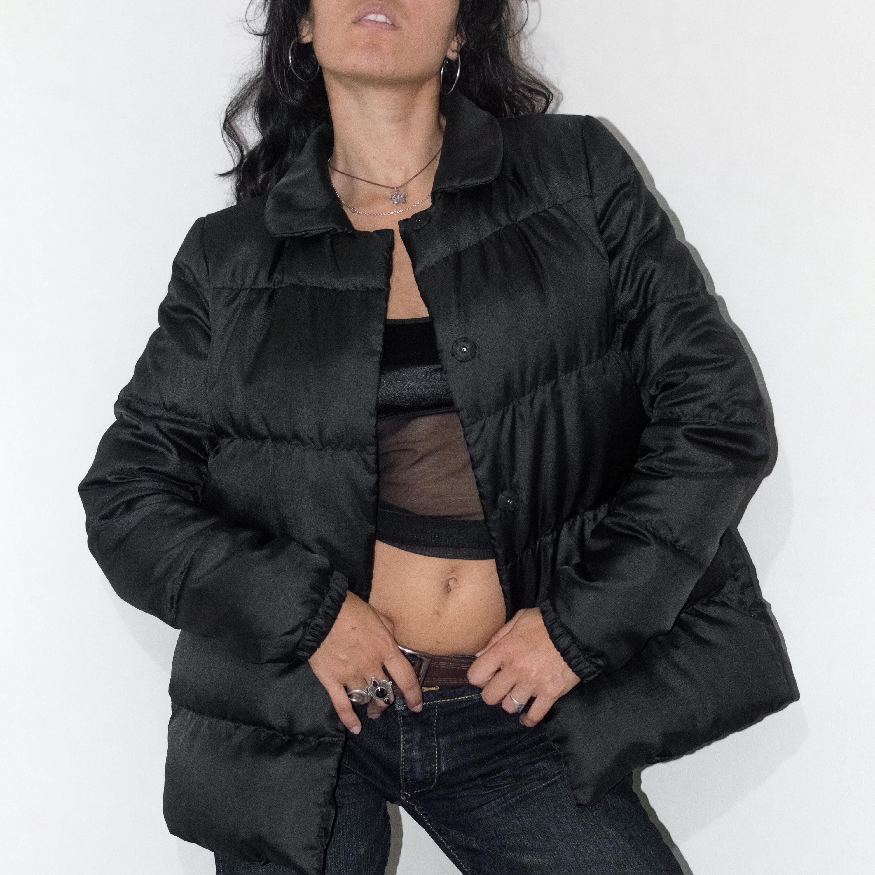Y2k Puffer Coat - Etsy