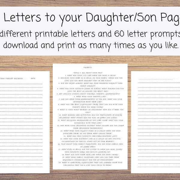 To My Daughter - Etsy