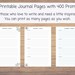 Instant Download of 30 Printable Journal Pages and Over 400 Journal Prompts With Flowers to ...