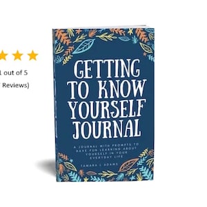 Getting to Know Yourself Journal: A journal with 100 prompts for self exploration. Therapy Workbook, Guided Self Care Book, Self Reflection