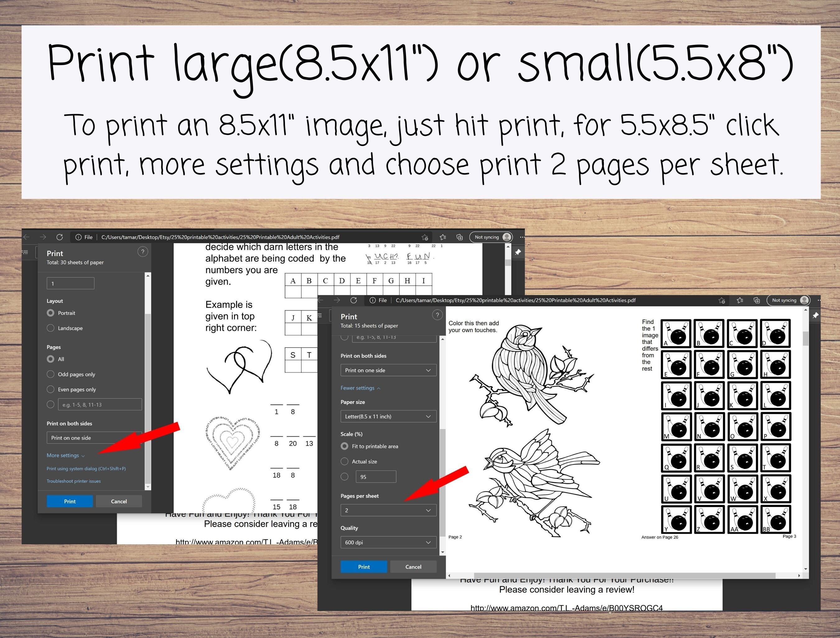 Instant Download of 30 Printable Journal Pages and Over 400 Journal Prompts With Flowers to ...