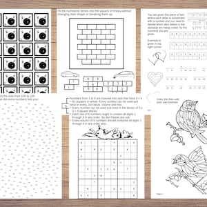 Brick By Brick, Cryptogram, Sudoku, Odd Man Out