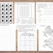 25 Printable Adult Activities Adult Games Coloring, Dot-to-dot, Hidden ...