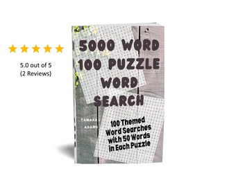 Word Search Puzzle Book: 100 Themed Puzzles for Adults