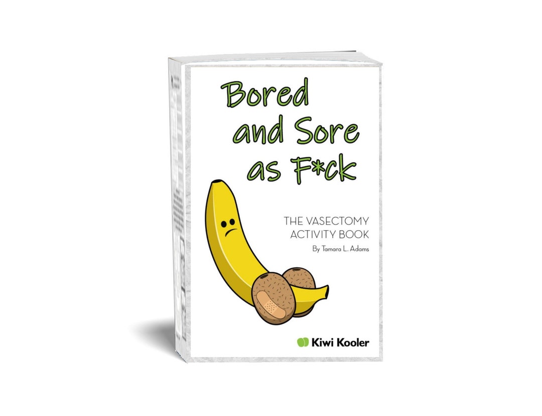 Vasectomy Games Book, Penis Gag Gift, Vasectomy Activities, Pecker Gag