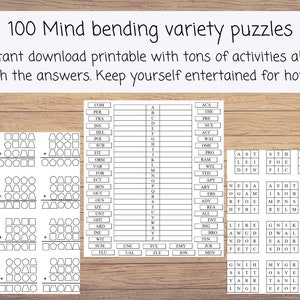 Brain Teasers Etsy