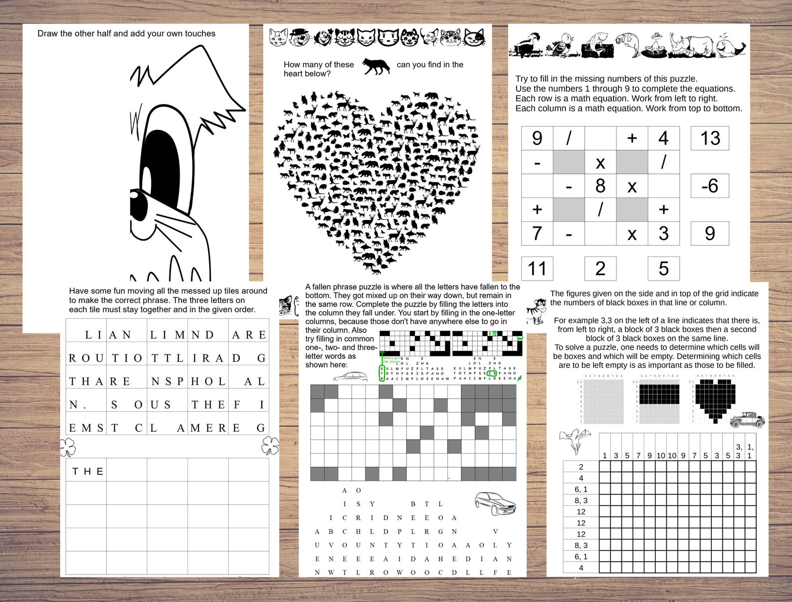 25 Printable Adult Activities Adult Games Coloring - Etsy