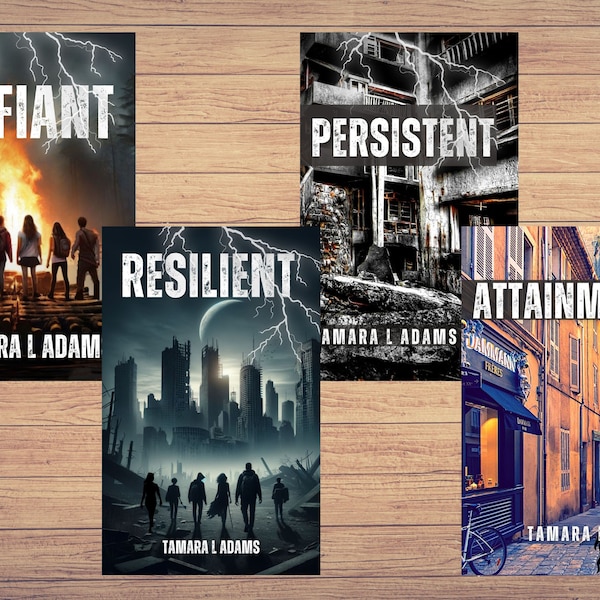 Young Adult Dystopian Series, Four Paperback Books, Post-Apocalyptic YA Novel. For anyone who loves Divergent and Hunger Games series!