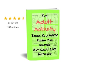 Adult Activity Book: Word Games, Number Puzzles, Coloring