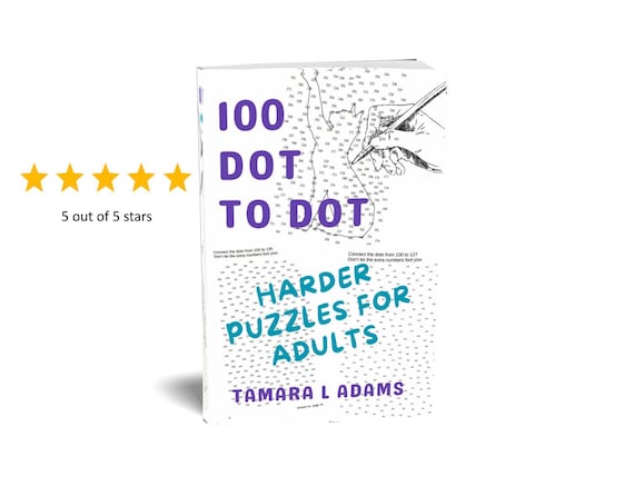 100 Dot to Dot: Harder Puzzles for Adults, Dot-to-Dot with a twist with extra numbers to stump you, 100 pages