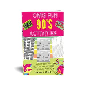 90s Nostalgia Activity Book: Retro Games & Puzzles image 1